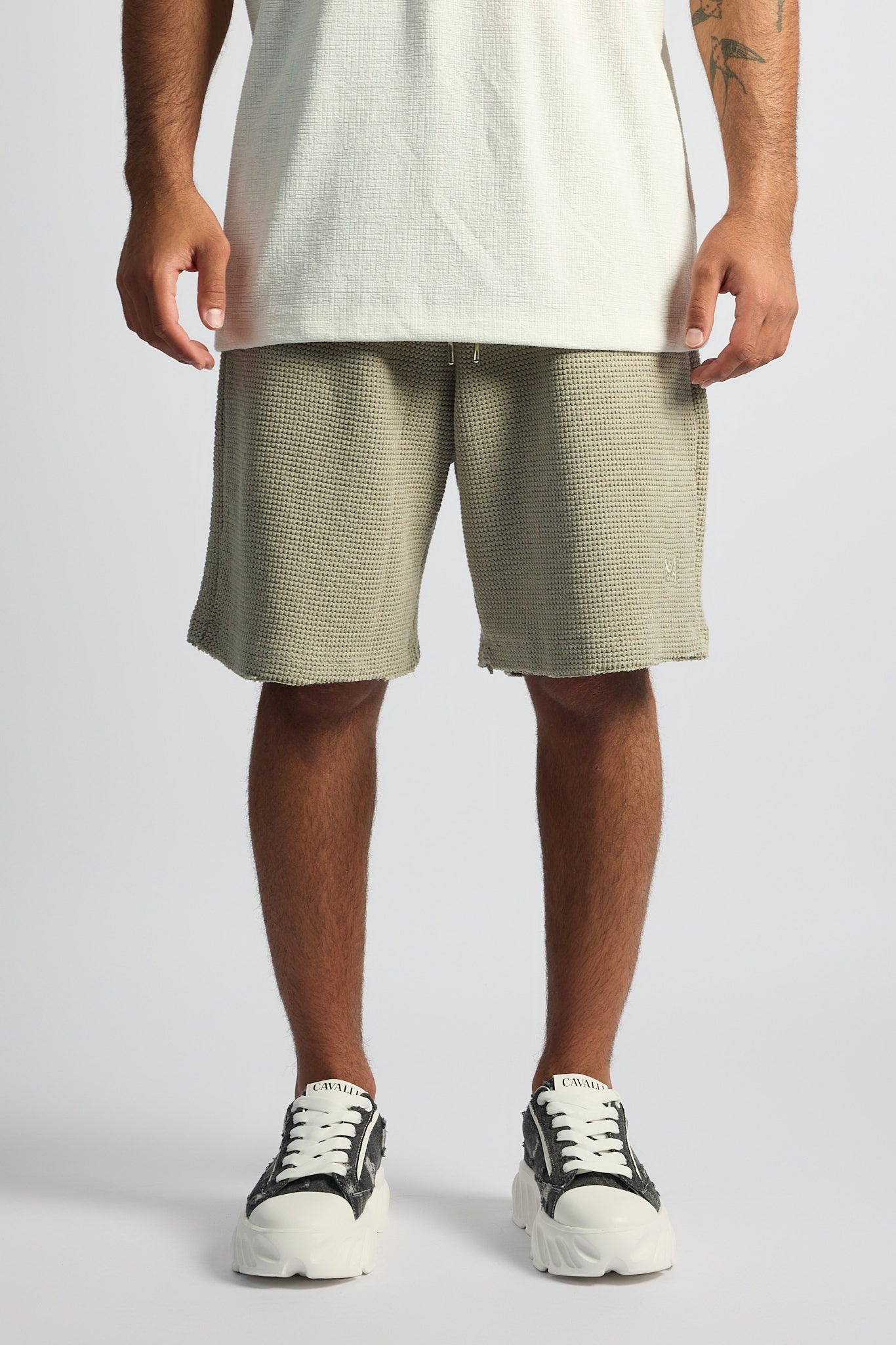 מכנסי וופל קצרים ❘ Waffle Shorts