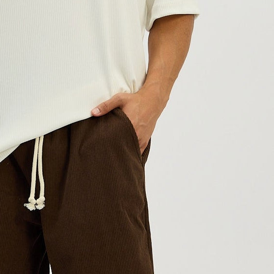 מכנסי קורדרוי קצרים ❘ Corduroy Shorts