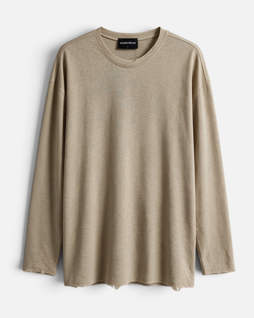 טי שירט ארוכה סלאב פשתן ❘ Linen T-Shirt Long Sleeve