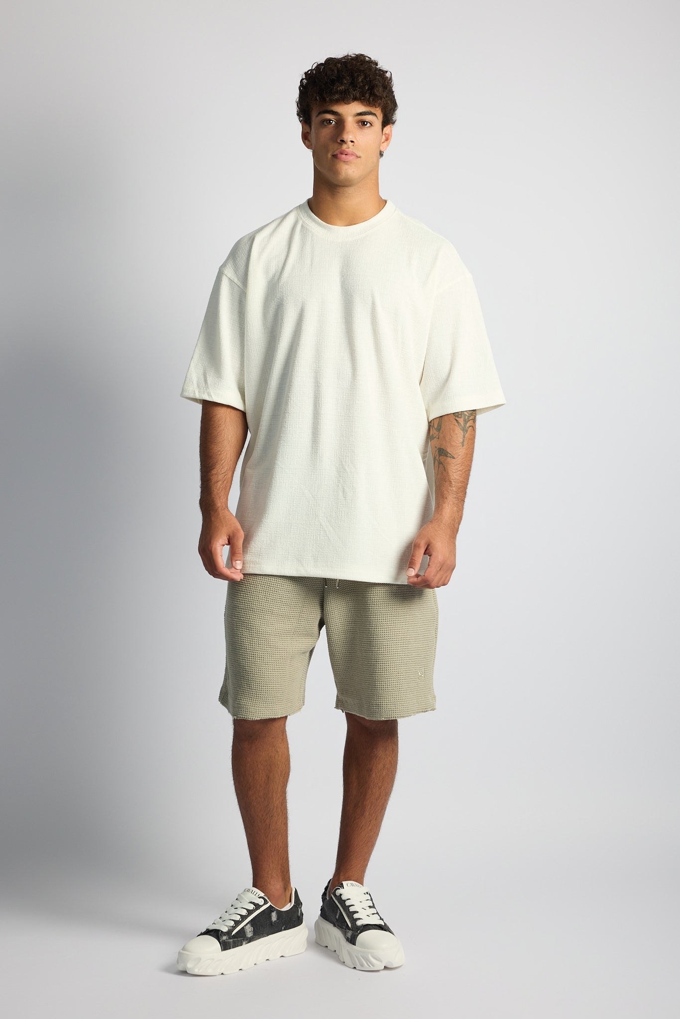 מכנסי וופל קצרים ❘ Waffle Shorts