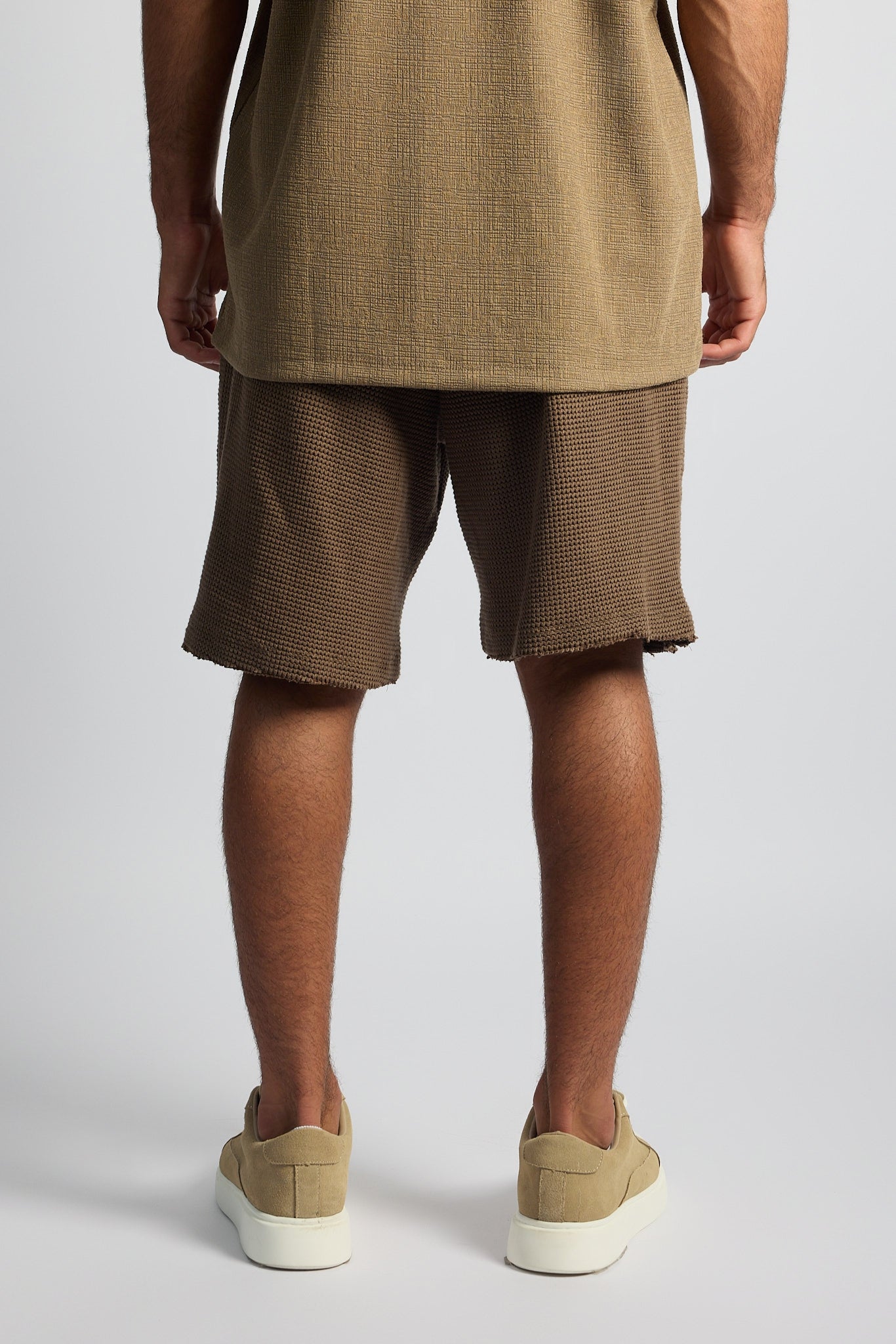 מכנסי וופל קצרים ❘ Waffle Shorts