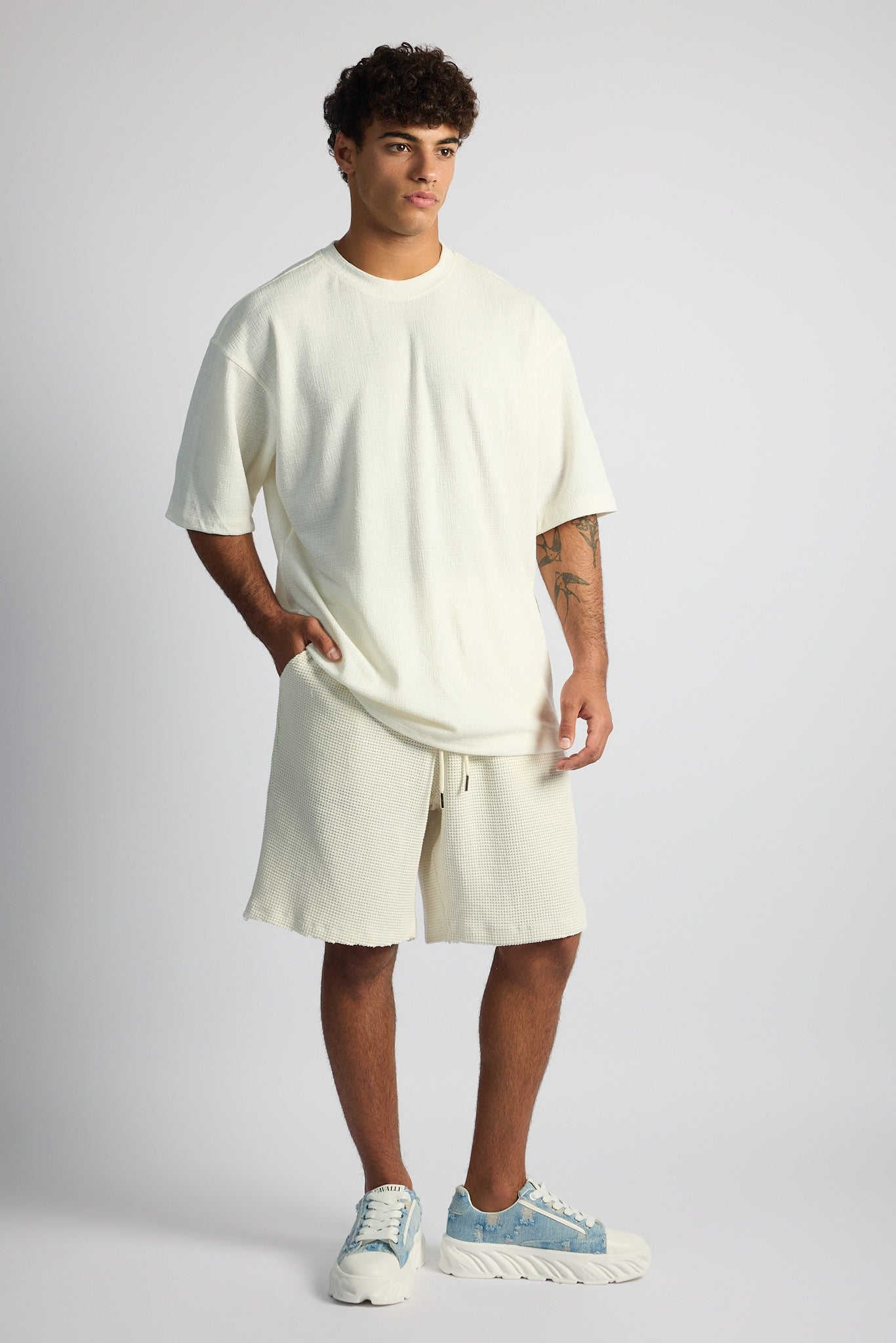 מכנסי וופל קצרים ❘ Waffle Shorts