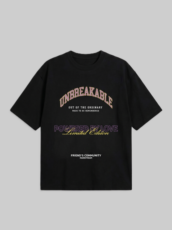 טי שירט אוברסייז ❘ T-Unbreakable