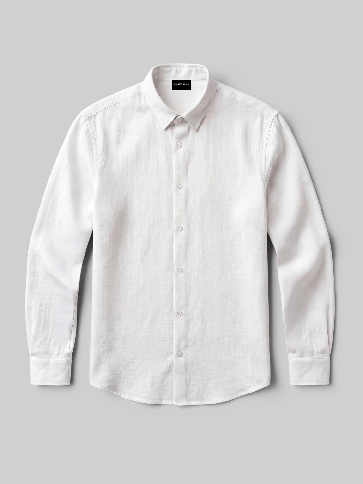 חולצה מכופתרת פשתן ❘ Linen Oversize Shirt