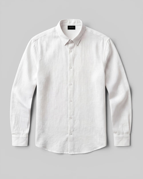 חולצה מכופתרת פשתן ❘ Linen Oversize Shirt