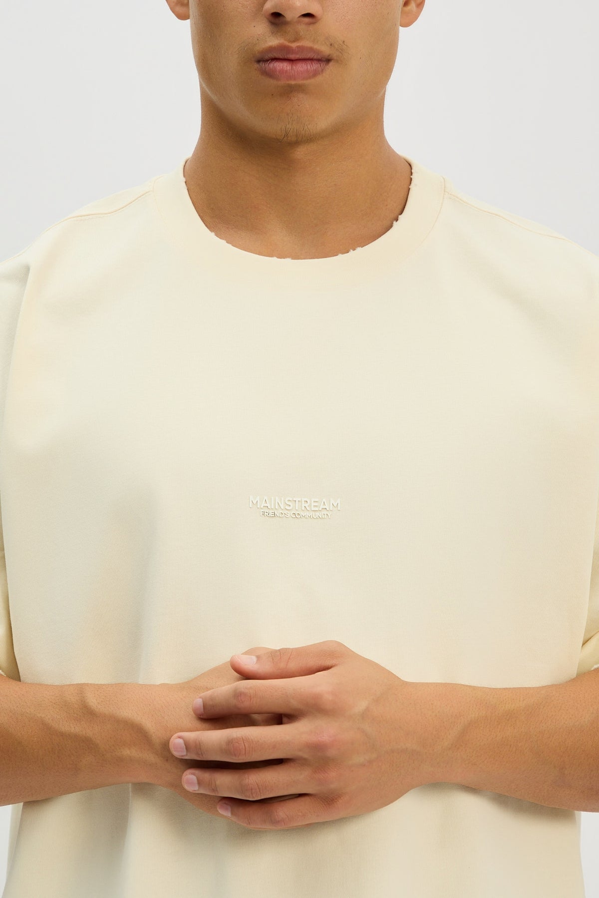 T-Shirt Mainstream Silicone Oversize ❘ טי שירט אוברסייז
