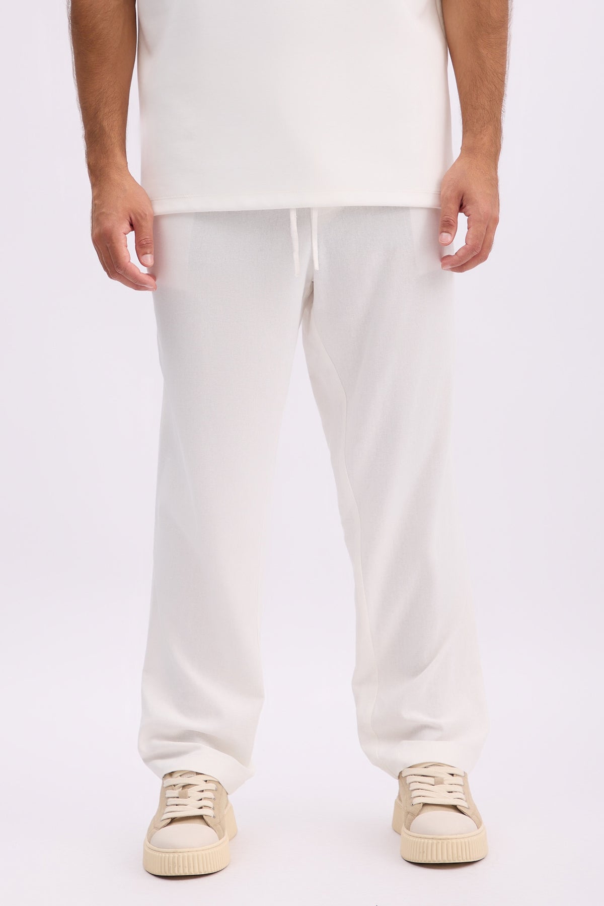 מכנסי פשתן ארוכים ❘ Riviera Pants